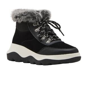 NWOT Blondo ANTE Waterproof Black Suede Booties – 8M